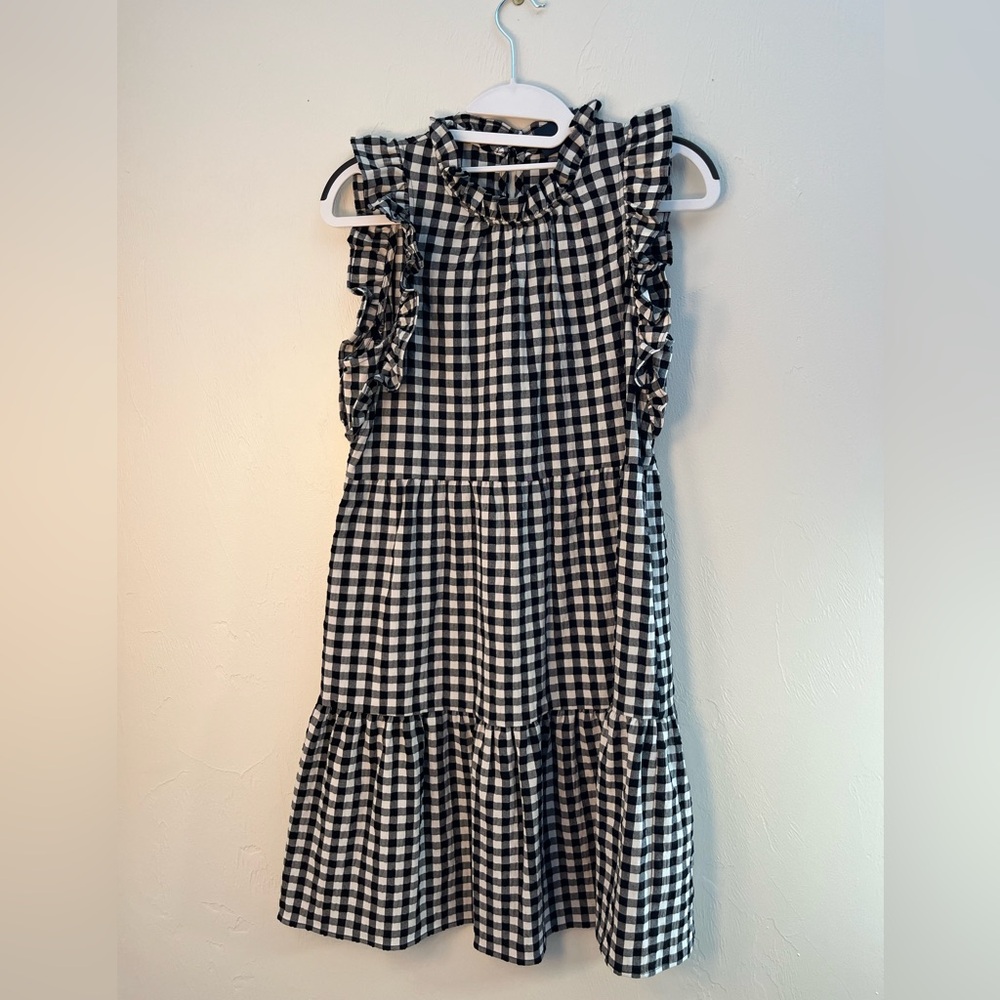 Maeve by Anthropologie | Black & White Shift Dress